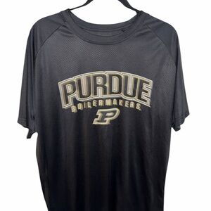 Pro Edge Purdue Boilermakers Black Graphic Shirt